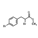 CAS 登录号：219554-66-2， 甲基2-溴-3-(4-溴苯基)丙酸酯