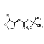 CAS#: 219589-45-4, 2-Methyl-2-Propanyl [(3S)-2-Hydroxytetrahydro-3-Furanyl]Carbamate