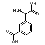 CAS 登录号：2196-57-8， 3-[氨基(羧基)甲基]苯甲酸