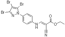 CAS#: 219793-60-9, Ethyl (2E)-2-Cyano-3-{[4-(3,4,5-Tribromo-1H-Pyrazol-1-Yl)Phenyl]Amino}Acrylate
