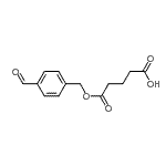CAS#: 219828-42-9, 5-[(4-Formylbenzyl)Oxy]-5-Oxopentanoic Acid
