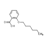 CAS 登录号：2200-83-1， 2-(己氧基)苯甲酸