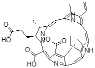 CAS#: 22006-68-4, (17S,18S)-18-(2-Carboxyethyl)-12-ethenyl-7-ethyl-17,18-dihydro-3,8,13,17-tetramethyl-21H,23H-Porphine-2,20-dicarboxylic acid