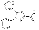 CAS 登录号：220192-02-9， 1-苯基-5-(2-噻吩基)-1H-吡唑-3-羧酸
