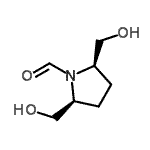 CAS#: 220264-29-9, (2R,5S)-2,5-Bis(Hydroxymethyl)-1-Pyrrolidinecarbaldehyde