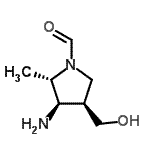 CAS#: 220280-45-5, (2S,3R,4R)-3-Amino-4-(Hydroxymethyl)-2-Methyl-1-Pyrrolidinecarbaldehyde