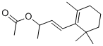 CAS#: 22030-19-9, 4-(2,6,6-Trimethyl-1-cyclohexen-1-yl)-3-Buten-2-ol acetate