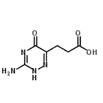 CAS#: 220459-24-5, 3-(3-Amino-5-Oxo-2,5-Dihydro-1,2,4-Triazin-6-Yl)Propanoic Acid