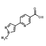 CAS#: 220461-82-5, 6-(1-Methyl-1H-Pyrazol-4-Yl)Nicotinic Acid