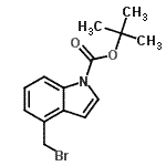CAS#: 220499-13-8, 2-Methyl-2-Propanyl 4-(Bromomethyl)-1H-Indole-1-Carboxylate