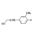 CAS 登录号：220708-01-0， 3-(4-氟-3-甲基苯基)-2-丙炔-1-醇