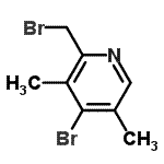 CAS#: 220757-76-6, 4-Bromo-2-(Bromomethyl)-3,5-Dimethylpyridine
