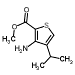 CAS#: 221043-89-6, Methyl 3-Amino-4-Isopropyl-2-Thiophenecarboxylate