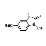 CAS#: 221290-16-0, 1-Methyl-2-Oxo-2,3-Dihydro-1H-Benzimidazole-5-Carbonitrile