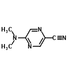 CAS 登录号：221295-05-2， 5-(二甲基氨基)-2-吡嗪甲腈