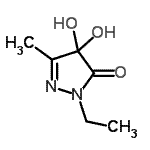 CAS#: 221325-61-7, 2-Ethyl-4,4-Dihydroxy-5-Methyl-2,4-Dihydro-3H-Pyrazol-3-One
