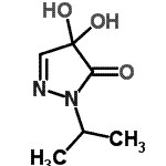 CAS#: 221325-76-4, 4,4-Dihydroxy-2-Isopropyl-2,4-Dihydro-3H-Pyrazol-3-One