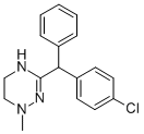 CAS 登录号：22201-94-1， 1,4,5,6-四氢-3-(4-氯二苯基甲基)-1-甲基-As-三嗪