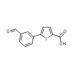 CAS#: 222180-25-8, 5-(3-Formylphenyl)-2-Thiophenecarboxylic Acid