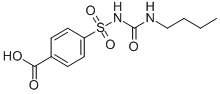 CAS#: 2224-10-4, 4-(Butylcarbamoylsulfamoyl)Benzoic Acid
