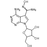 CAS#: 22242-89-3, 4-Amino-N'-Hydroxy-7-Pentofuranosyl-7H-Pyrrolo[2,3-d]Pyrimidine-5-Carboximidamide