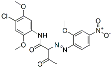 CAS 登录号：22254-53-1， N-(4-氯-2,5-二甲氧基苯基)-2-[(2-甲氧基-4-硝基苯基)偶氮]-3-氧代丁酰胺
