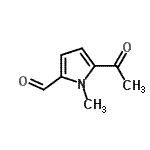 CAS 登录号：222552-82-1， 5-乙酰基-1-甲基-1H-吡咯-2-甲醛