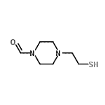 CAS#: 222857-05-8, 4-(2-Sulfanylethyl)-1-Piperazinecarbaldehyde