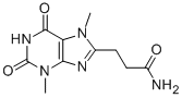 CAS#: 22305-69-7, 1,2,3,6-Tetrahydro-3,7-Dimethyl-2,6-Dioxo-7H-Purine-8-Propionamide