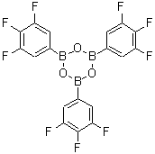 CAS 登录号：223440-94-6， 2,4,6-三(3,4,5-三氟苯基)-1,3,5,2,4,6-三氧杂三硼杂环己烷
