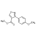 CAS 登录号：223476-82-2， 甲基3-(4-甲氧基苯基)-1,2-恶唑-4-羧酸酯