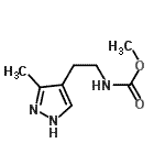 CAS 登录号：223520-27-2， 甲基[2-(3-甲基-1H-吡唑-4-基)乙基]氨基甲酸酯