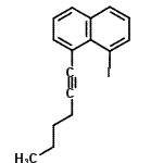 CAS#: 22360-84-5, 1-(1-Hexyn-1-Yl)-8-Iodonaphthalene