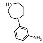 CAS 登录号：223797-03-3， 3-(1,4-二氮杂环庚-1-基)苯胺