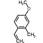 CAS#: 22572-29-8, 4-Methoxy-2-Methyl-1-Vinylbenzene