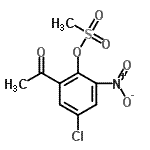 CAS#: 225939-47-9, 2-Acetyl-4-Chloro-6-Nitrophenyl Methanesulfonate