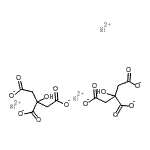 CAS 登录号：22605-92-1， 镍(2+)2-羟基-1,2,3-丙烷三羧酸酯(3:2)