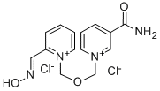 CAS#: 22625-23-6, 1-[[[3-(Aminocarbonyl)pyridinio]methoxy]methyl]-2-[(hydroxyimino)methyl]-Pyridinium Dichloride