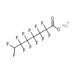 CAS#: 2264-25-7, Sodium 2,2,3,3,4,4,5,5,6,6,7,7-Dodecafluoroheptanoate