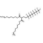 CAS#: 226409-30-9, Bis[4-(Vinyloxy)Butyl] (3,3,4,4,5,5,6,6,7,7,8,8,8-Tridecafluorooctyl)Malonate