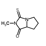CAS#: 22712-58-9, 2-Methyl-3-Thioxohexahydro-1H-Pyrrolo[1,2-c]Imidazol-1-One