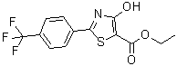 CAS 登录号：227199-08-8， 4-羟基-2-[4-(三氟甲基)苯基]-1,3-噻唑-5-羧酸乙酯