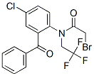 CAS#: 22753-81-7, N-(2-Benzoyl-4-Chlorophenyl)-2-Bromo-N-(2,2,2-Trifluoroethyl)Acetamide