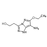 CAS#: 227611-42-9, 2-(7-Amino-6-Ethoxy-1H-Pyrazolo[5,1-c][1,2,4]Triazol-3-Yl)Ethanol