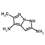 CAS#: 227611-78-1, 5-Methyl-1H-Pyrazolo[1,5-b]Pyrazole-2,4-Diamine