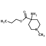 CAS 登录号：228252-35-5， 丙基4-氨基-1-甲基-4-哌啶羧酸酯