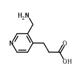 CAS#: 228272-10-4, 3-[3-(Aminomethyl)-4-Pyridinyl]Propanoic Acid