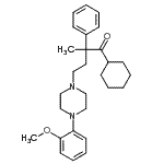 CAS#: 228418-79-9, 1-Cyclohexyl-4-[4-(2-Methoxyphenyl)-1-Piperazinyl]-2-Methyl-2-Phenyl-1-Butanone