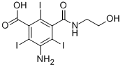 CAS 登录号：22871-58-5， 5-氨基-N-(2-羟基乙基)-2,4,6-三碘异邻氨甲酰苯甲酸