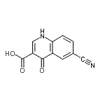 CAS#: 228728-20-9, 6-Cyano-4-Oxo-1,4-Dihydro-3-Quinolinecarboxylic Acid